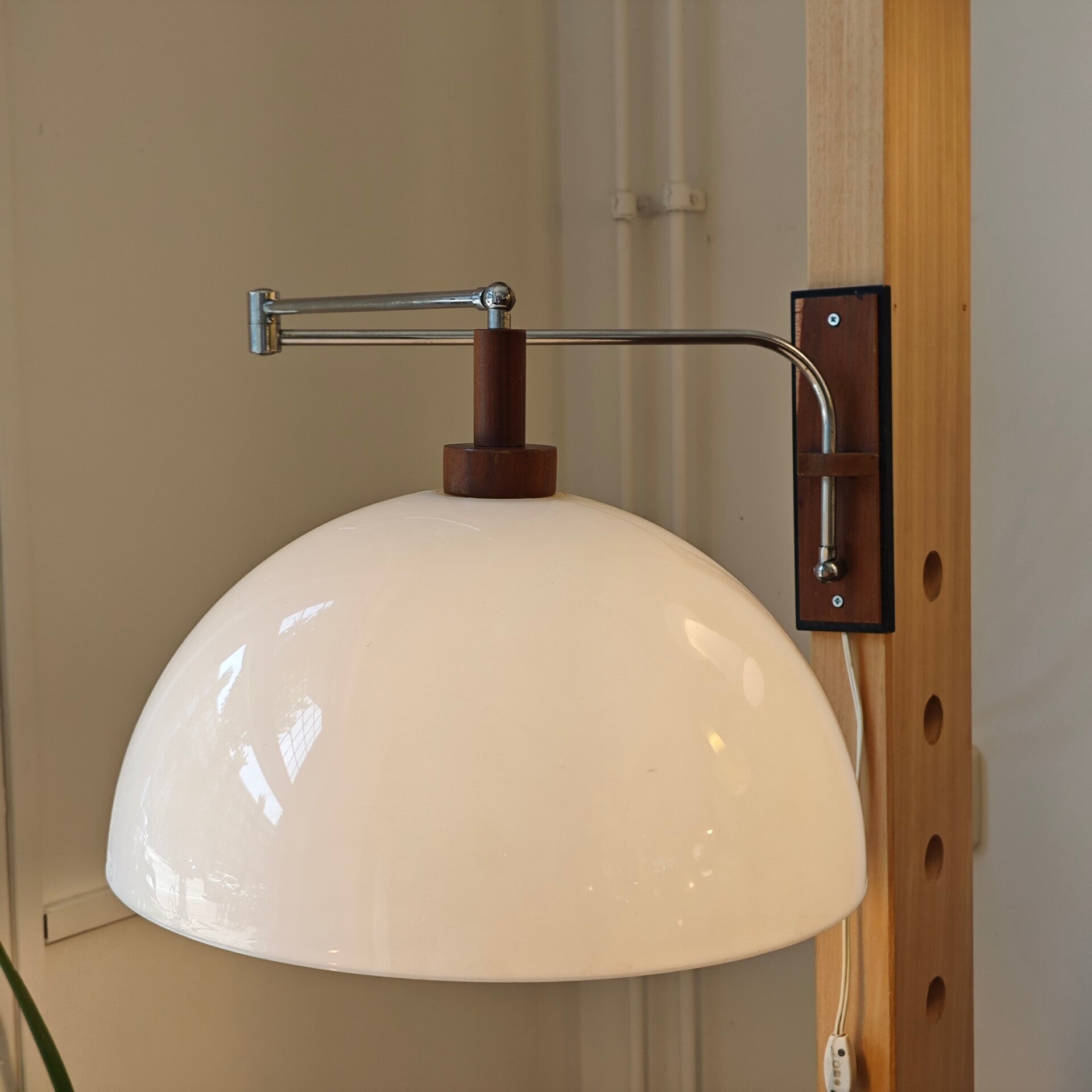 Vintage space age wandlamp