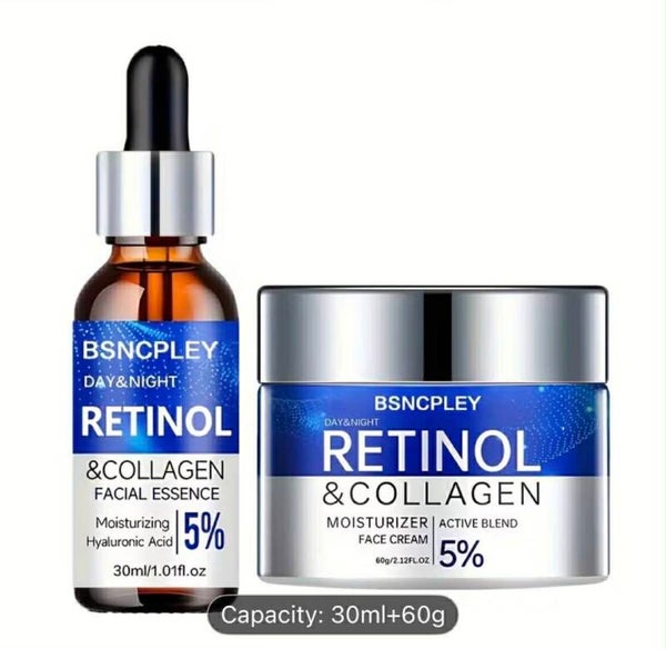 BSCNPLEY Retinol & Collagen Facial Essence with Moisturizer