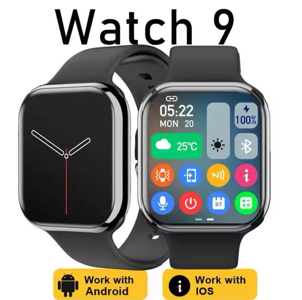 GPS Smart Watch 9 Series Always On Display Body Temperature BT Call NFC  Smartwatch For IOS Android
