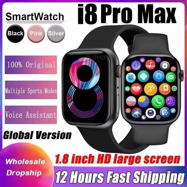Original Smart Watch I8 Pro Max Series 8 Phone Call Custom Watch Face Sport Waterproof Women Man Wireless Charging For Android