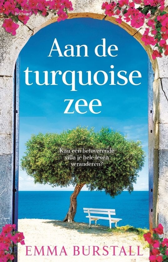 Kaft Aan de turquoise zee van Emma Burstall