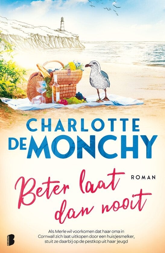 kaft Beter laat dan nooit - Charlotte de Monchy