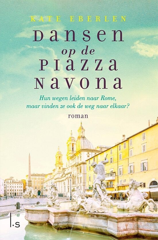kaft dansen op de piazza navona - Kate Eberlen