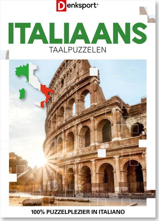 Italiaans taalpuzzelen puzzelboek
