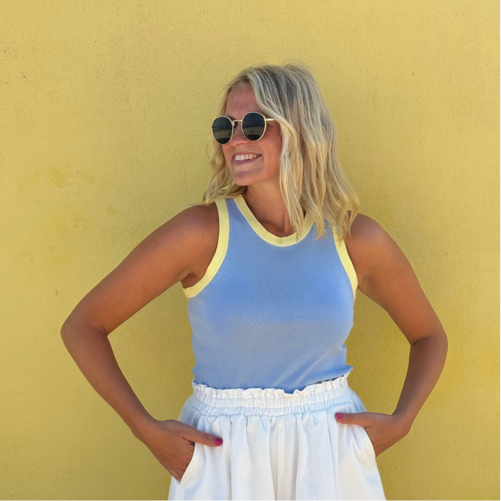 Kiki top light blue