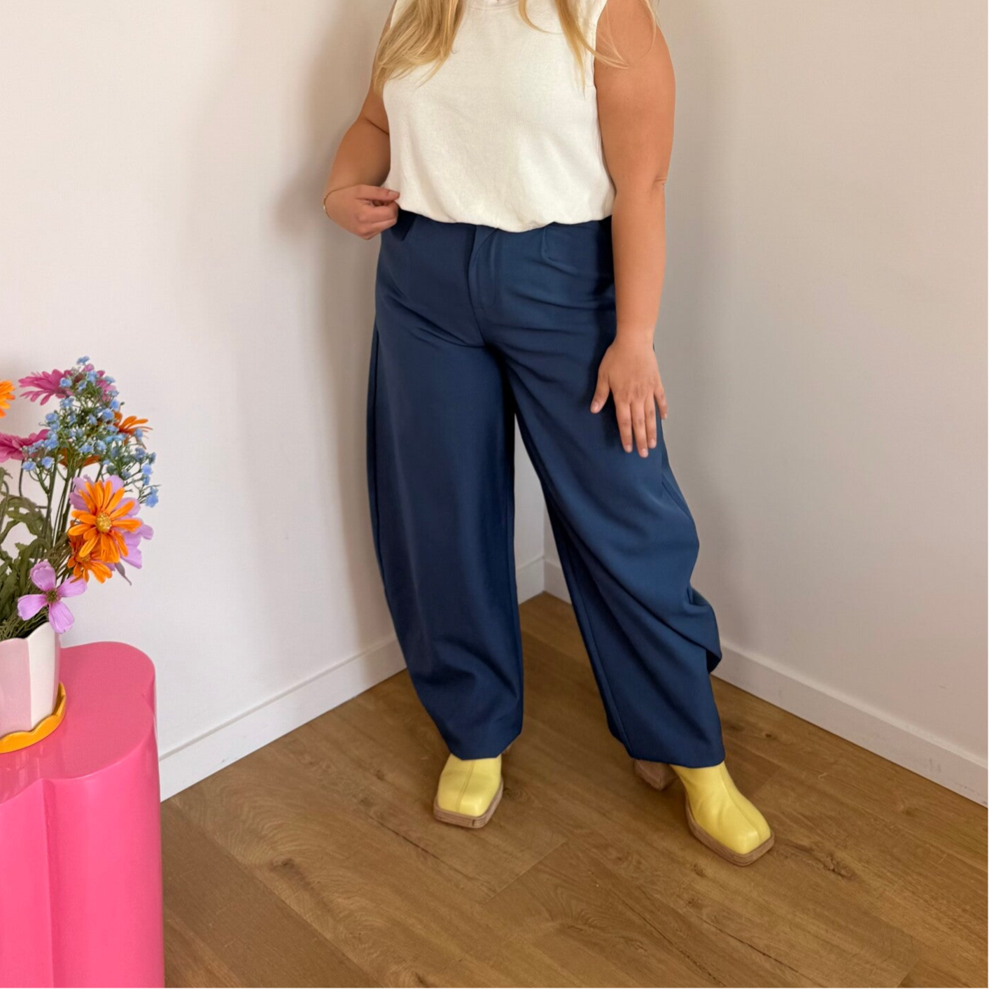 Nina pants petrol