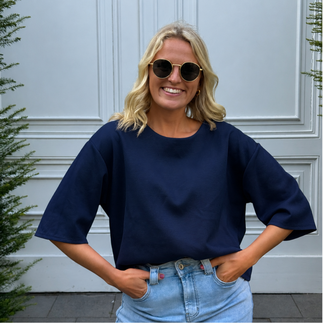 Aafje t-shirt navy