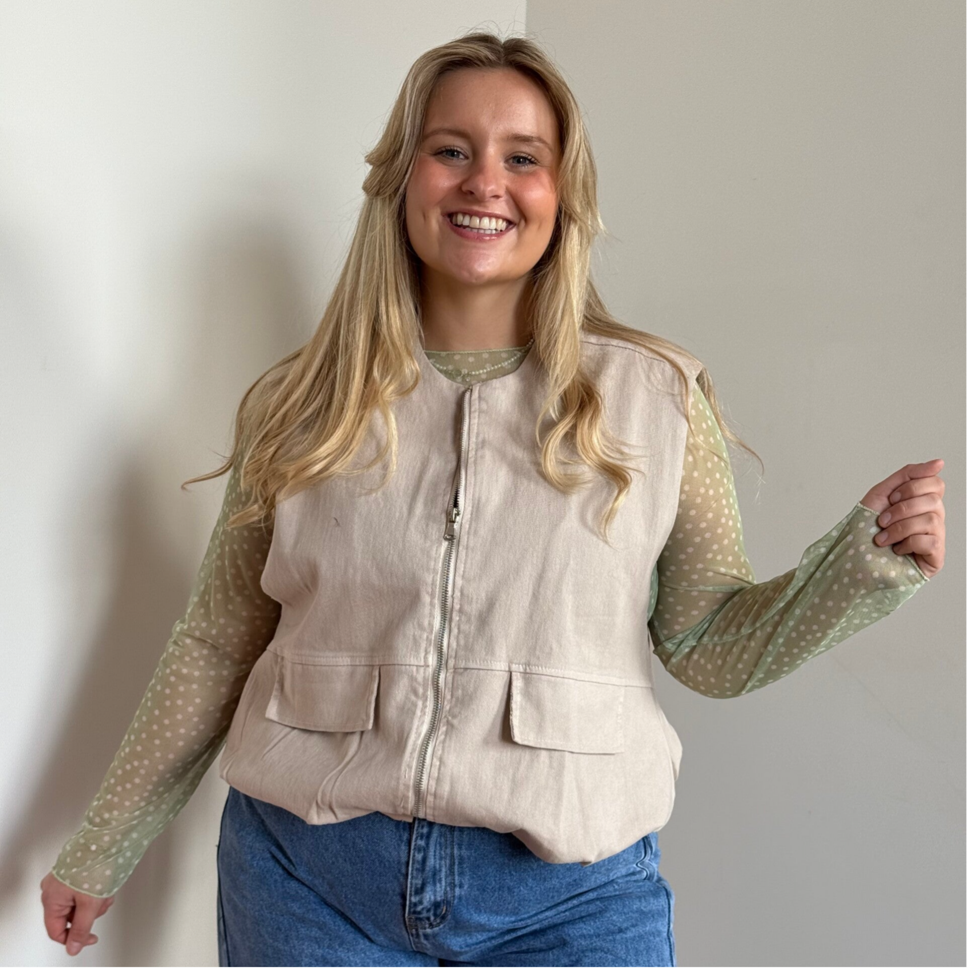 Rosie debardeur beige