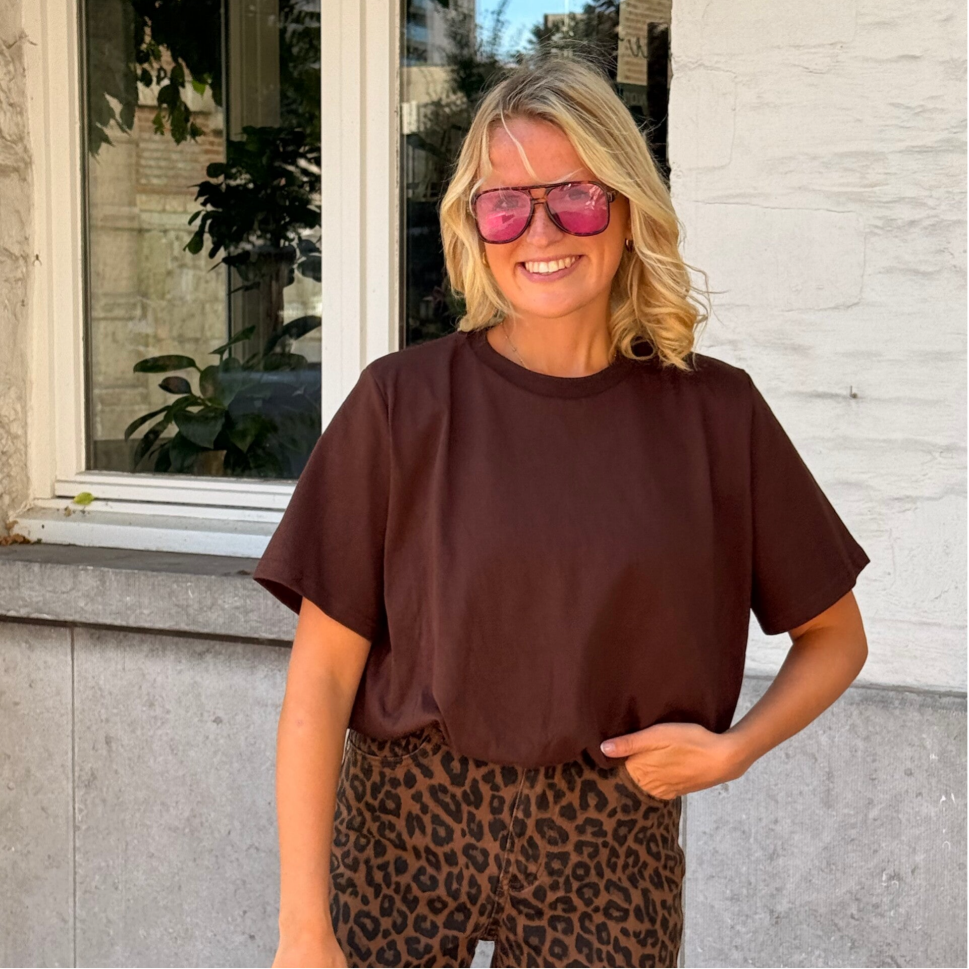 Larissa t-shirt brown
