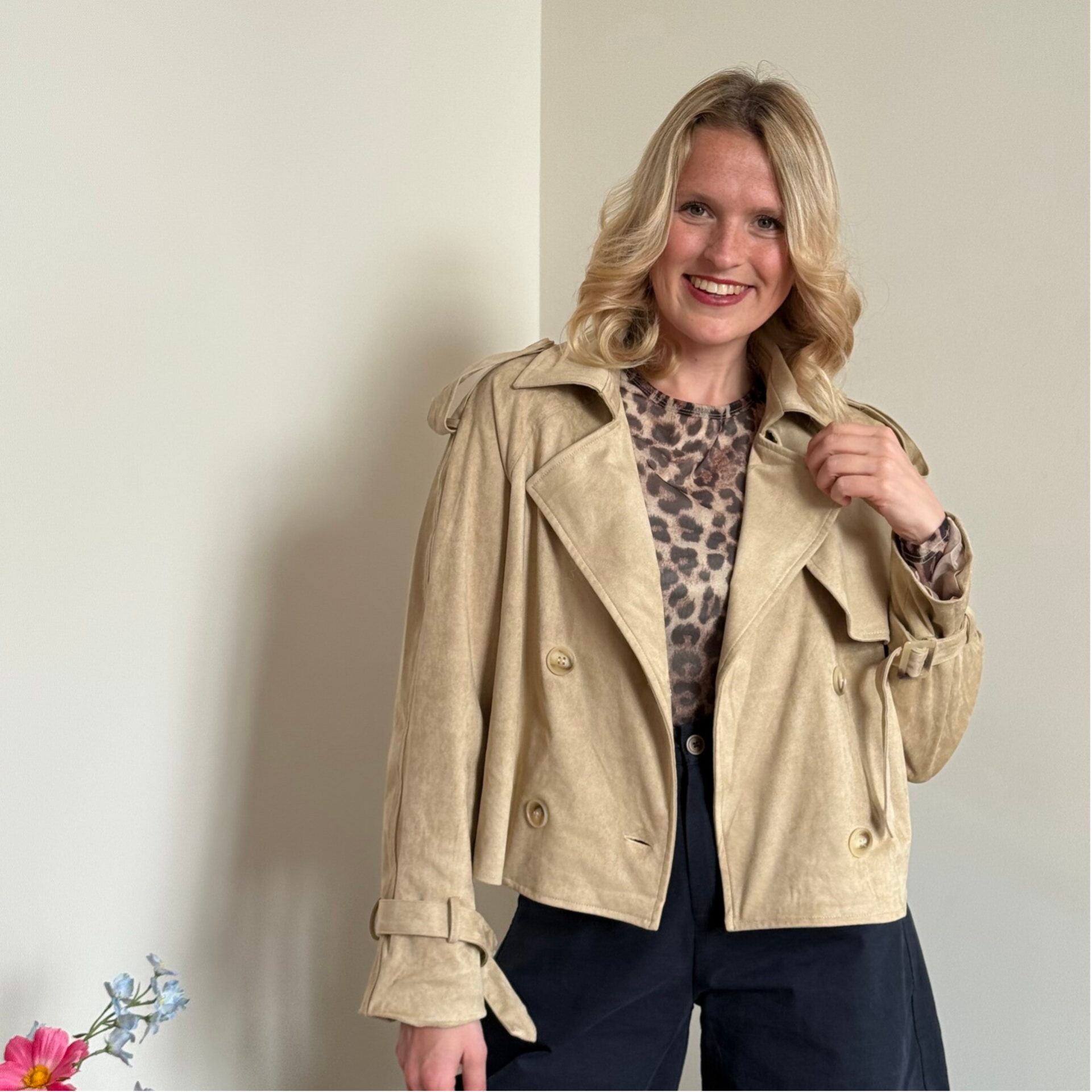 Caro jacket beige