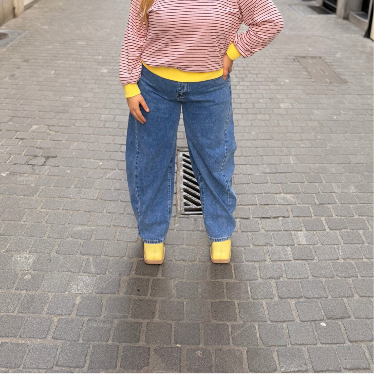 Estée balloon jeans blue