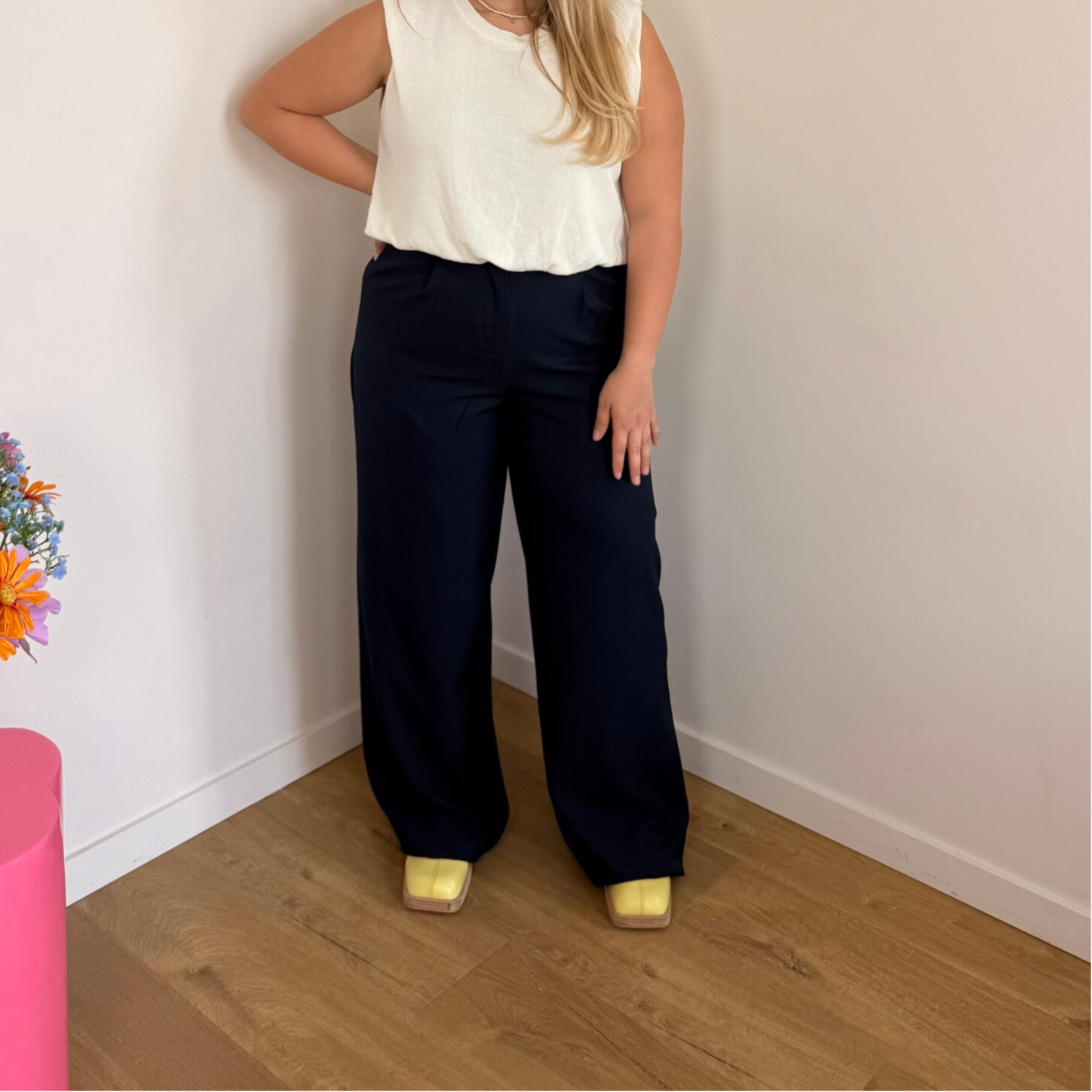 Elke pants navy