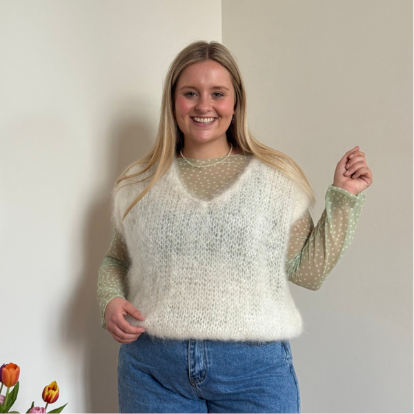 Evi knitwear broken white