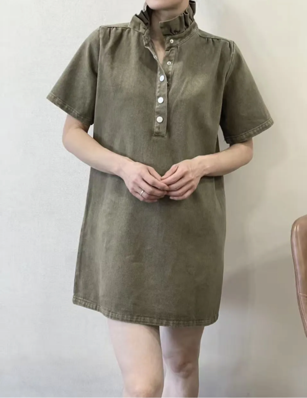 Yara khaki dress