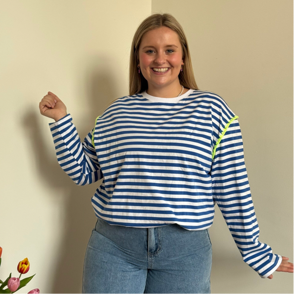 Lou longsleeve blue