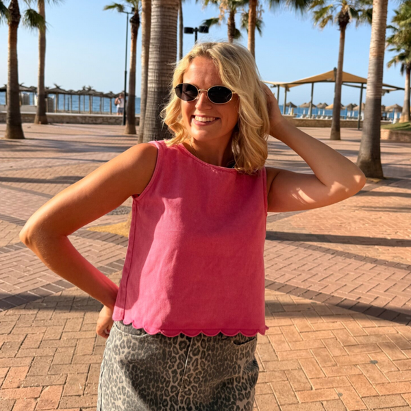 Sue top pink