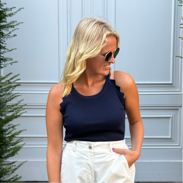 Frony top navy blue