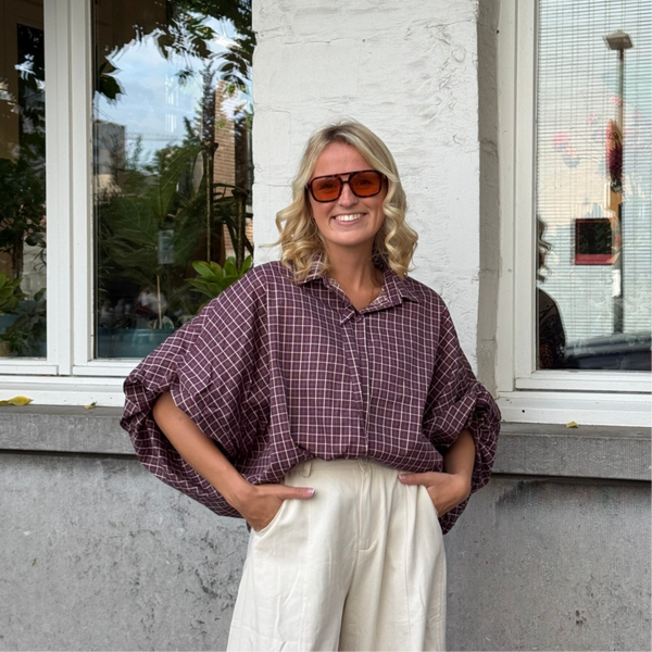 Charlie blouse bordeaux
