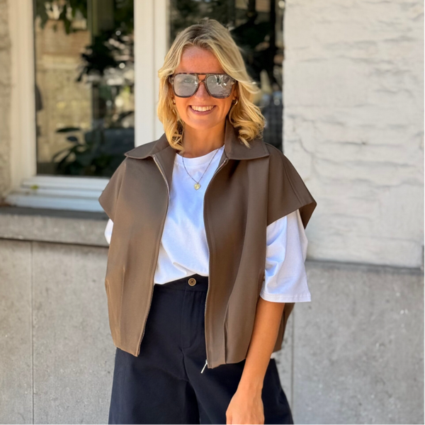 Mia summer jacket brown