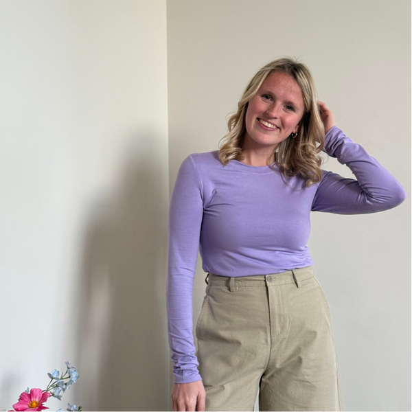 Stella longsleeve purple