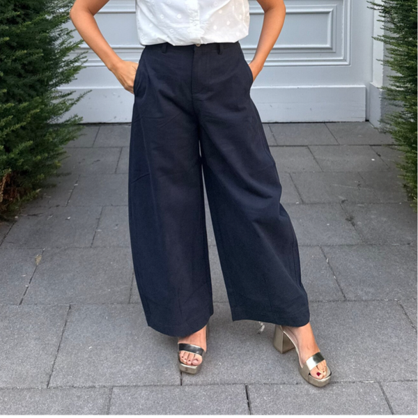 Adeline chino pants navy
