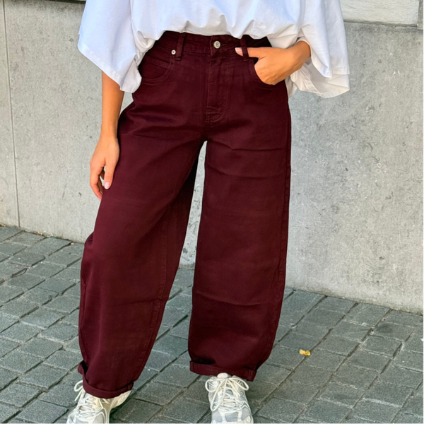 Luna balloon pants bordeaux