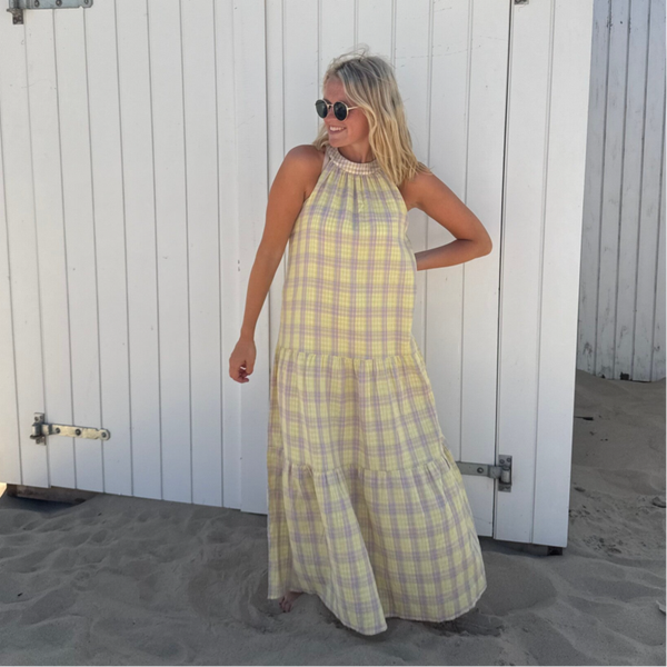 Noé dress long yellow