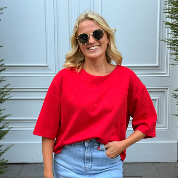 Willema oversized red