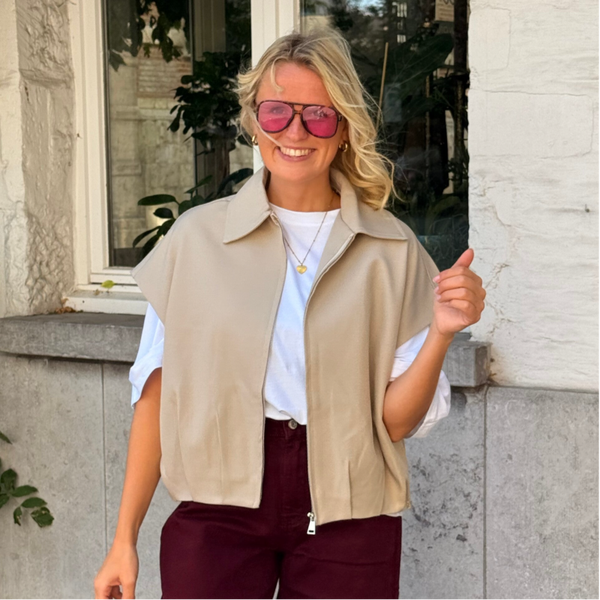 Mia summer jacket beige