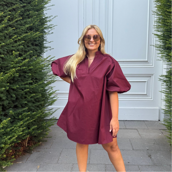 Britt dress prune