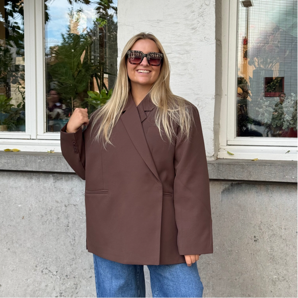 Jasmijn blazer brown