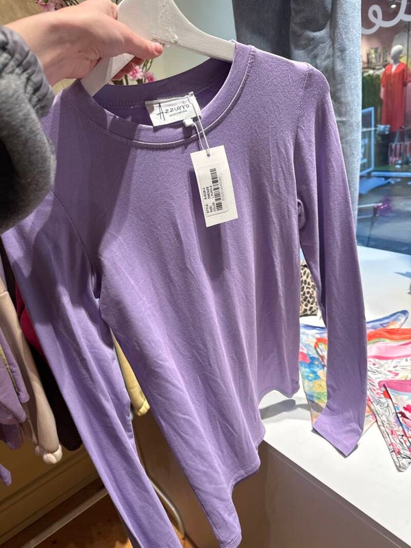 Stella longsleeve purple