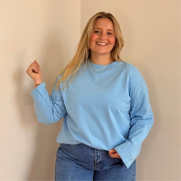 Eef basic longsleeve blue