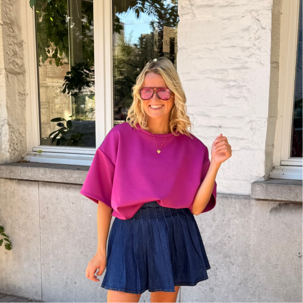 Lari t-shirt violet