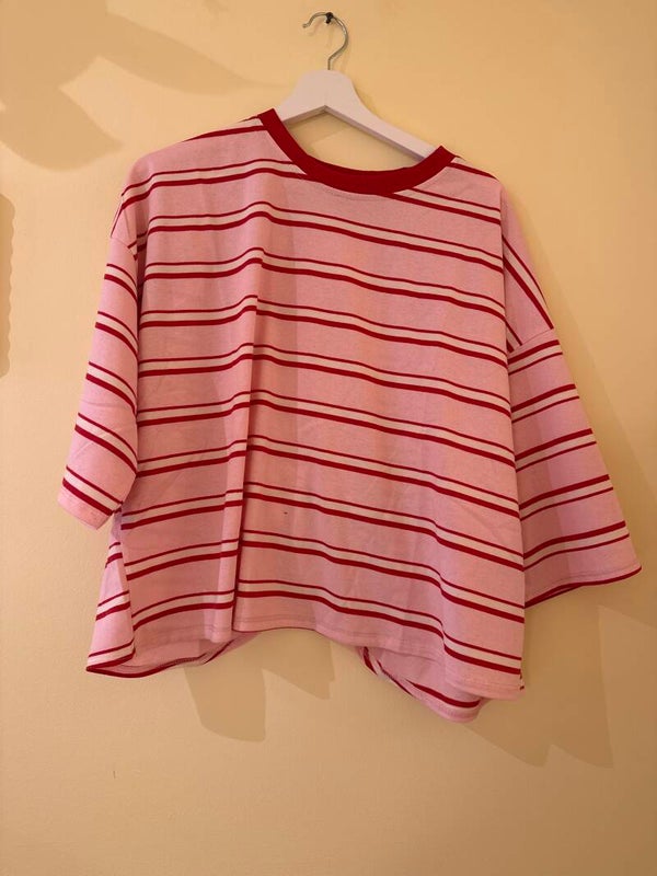 T-shirt Luca light pink red