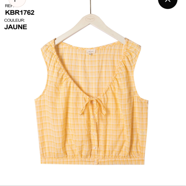 Gaelle top yellow