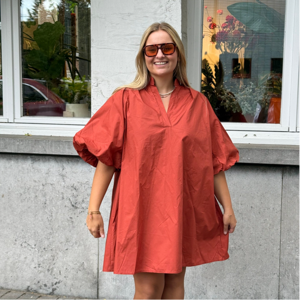 Britt dress terracotta
