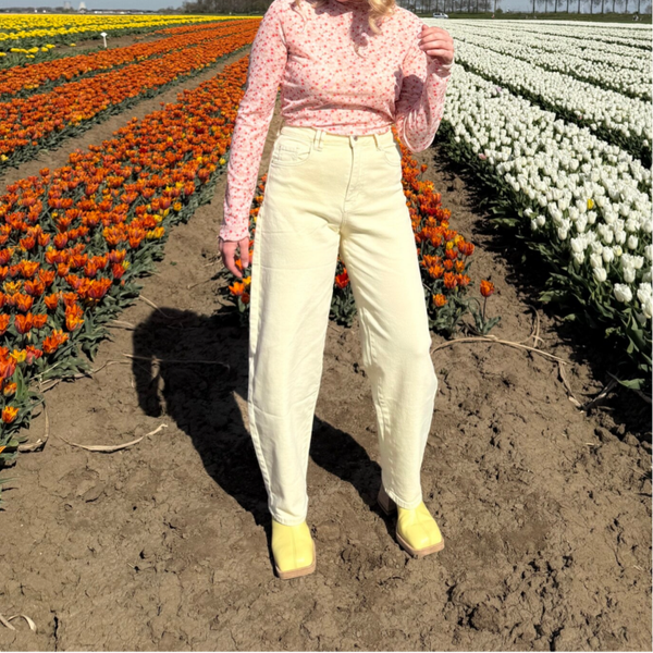 Betty barrel pants yellow