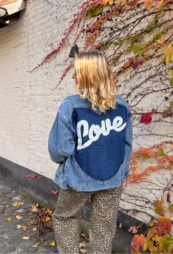 Fenna jeans jacket 'love'