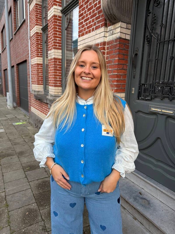 Sophia gilet blue