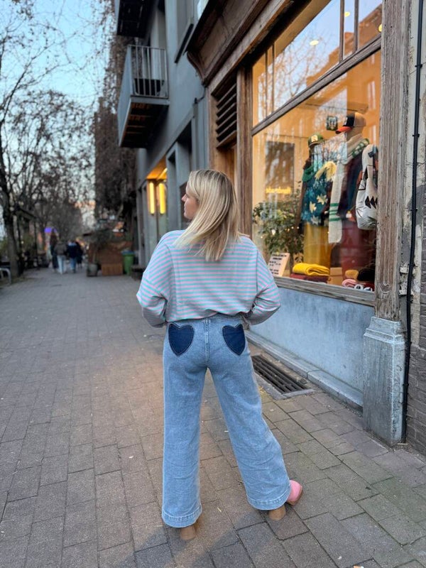 Suze jeans blue hearts