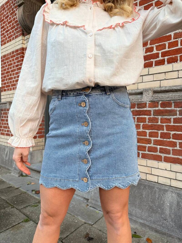 Lauren skirt jeans blue