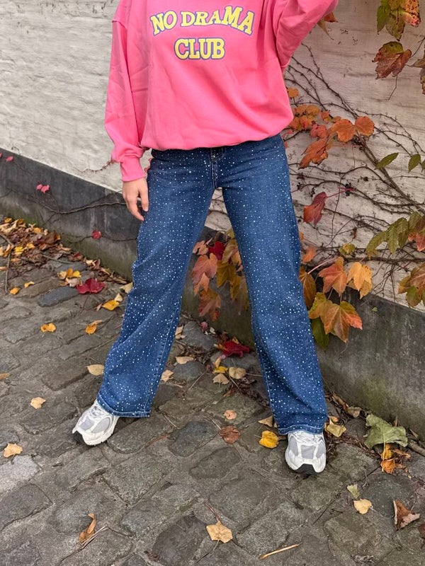 Mae jeans blue diamonds