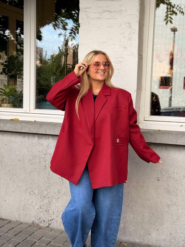 Jasmijn blazer burgundy