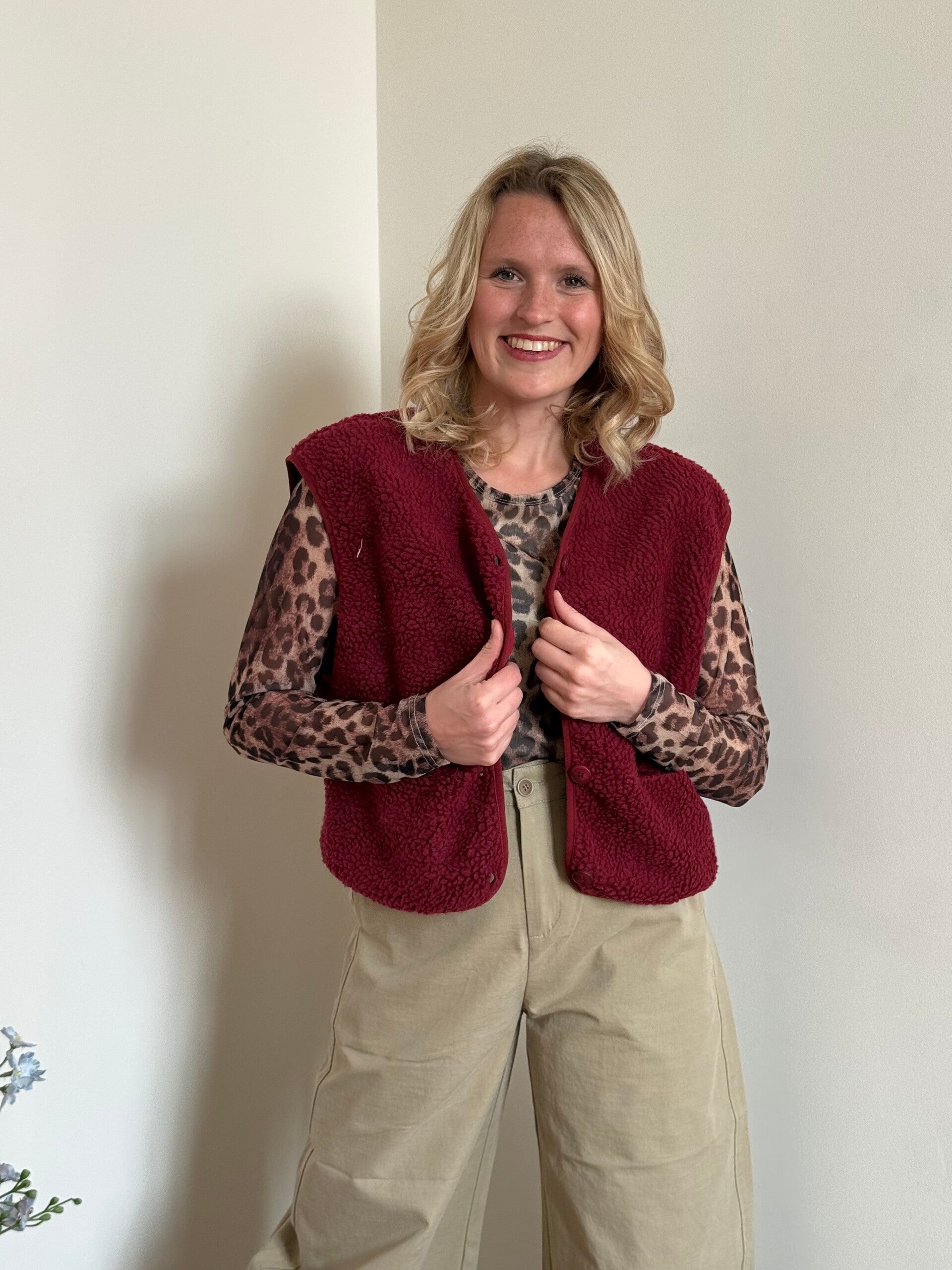 Olivia debardeur bordeaux