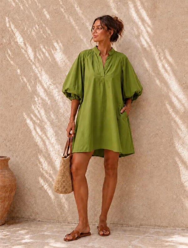 Britt dress olive