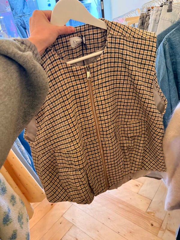 Eline debardeur geruit