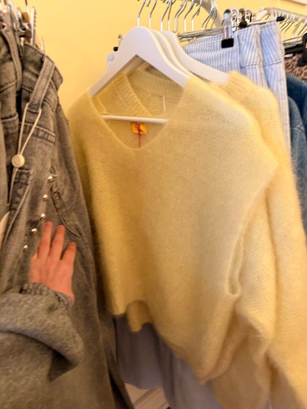 Olivia short knit yellow