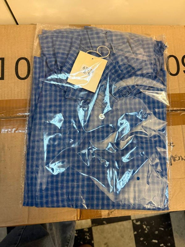 Benthe blouse carreaux blue