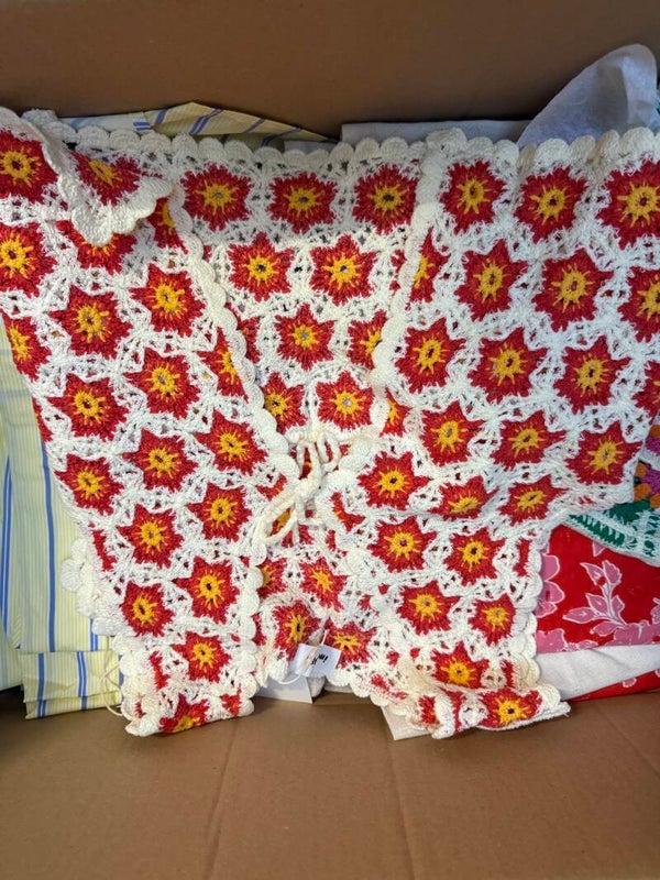 Lola crochet top pink